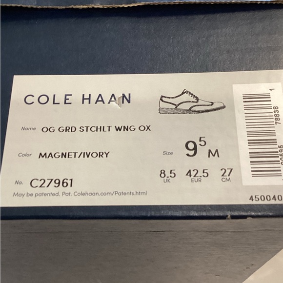 Cole Haan Men\'s Gray Oxford Shoes